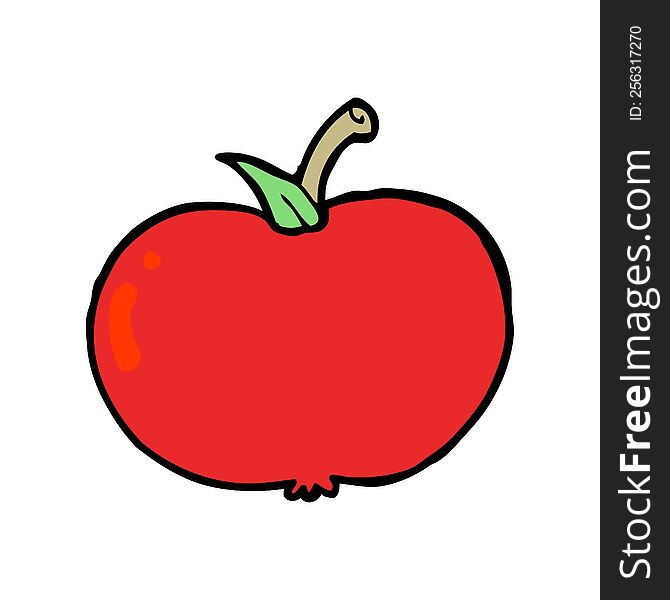 cartoon apple