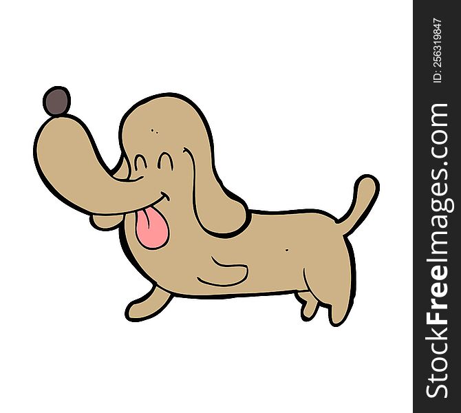 Cartoon Happy Dog