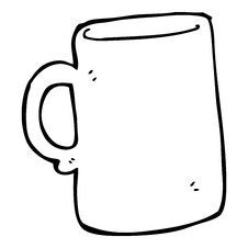 Cartoon Mug Stock Image