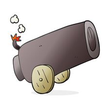 Cartoon Cannon Royalty Free Stock Image Cartoon Cannon Royalty Free Stock Image