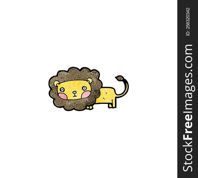 cartoon lion