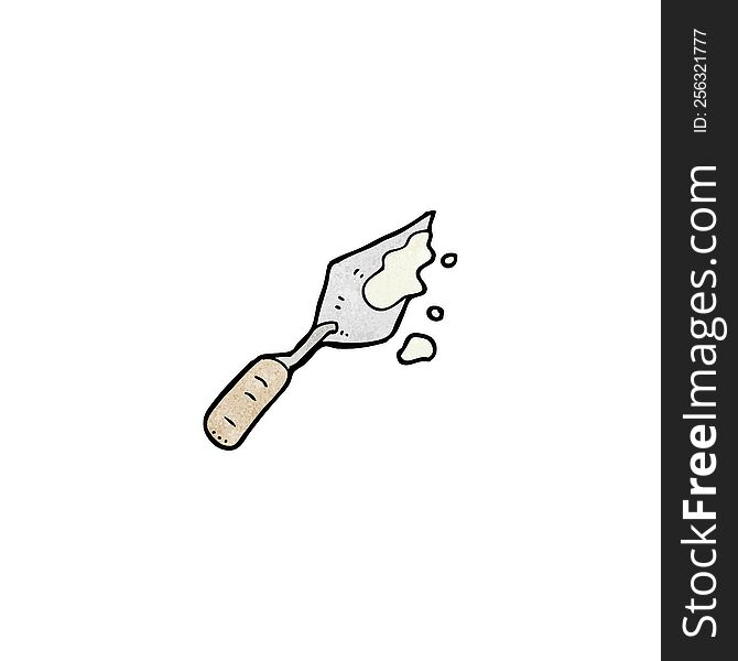 cartoon trowel