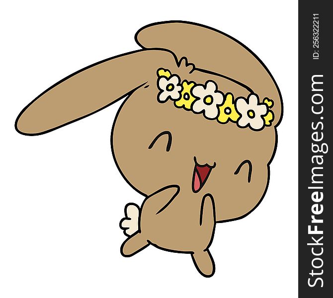 cartoon kawaii cute furry bunny