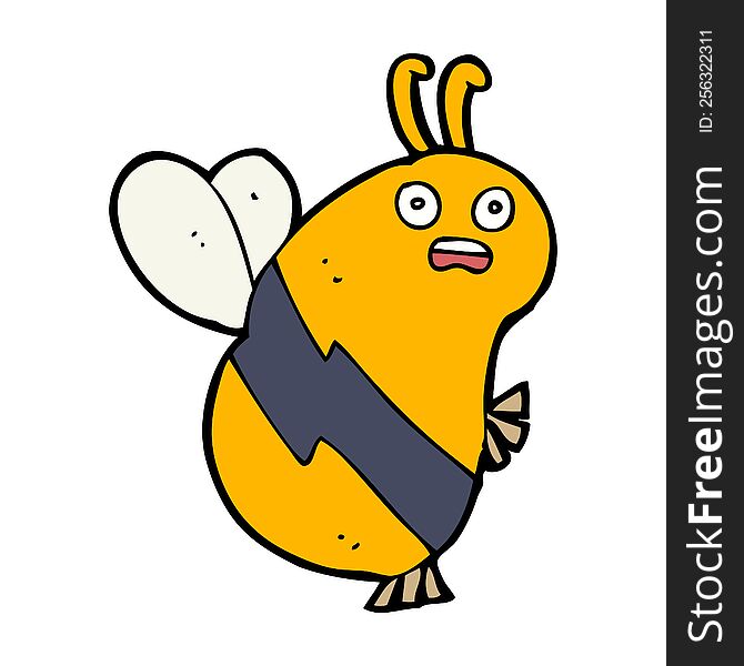 funny cartoon bee