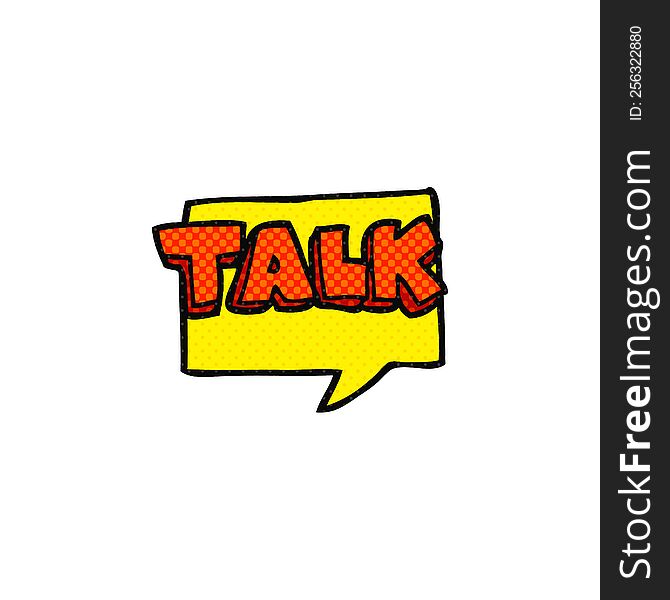 cartoon talk symbol