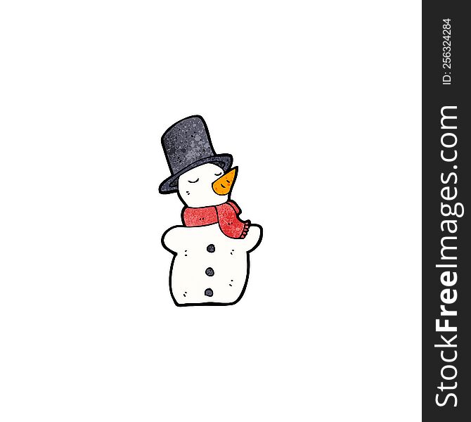 Cartoon Snowman