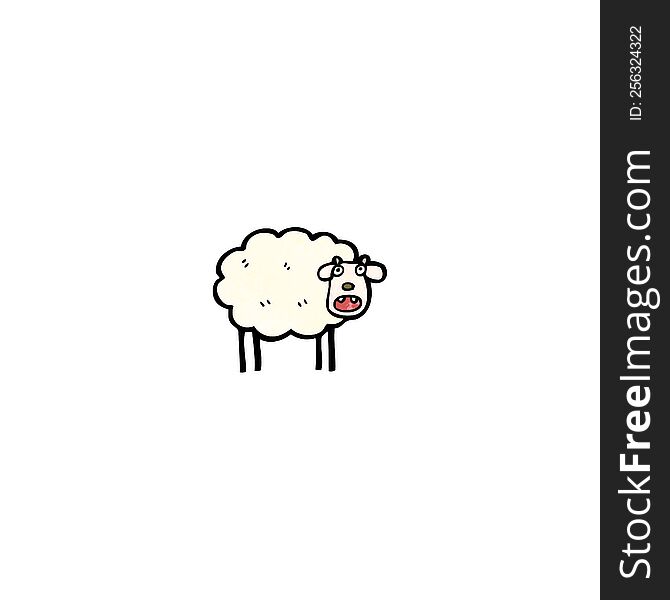 cartoon sheep