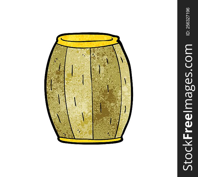 Cartoon Beer Barrel