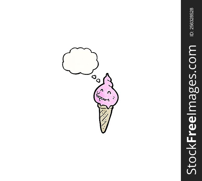 Cartoon Ice Cream Cone