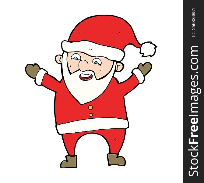 Cartoon Santa Claus