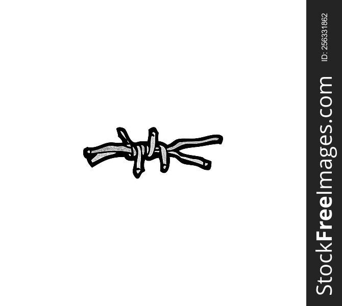 barbed wire symbol