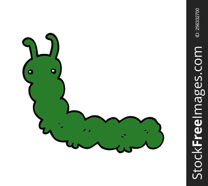 Cartoon Caterpillar