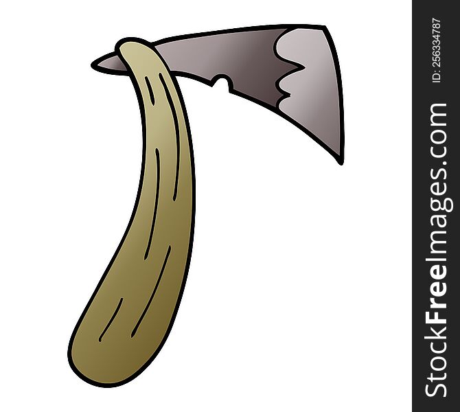 cartoon doodle of an axe