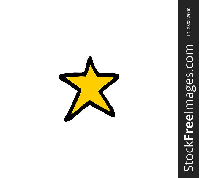 cartoon star symbol