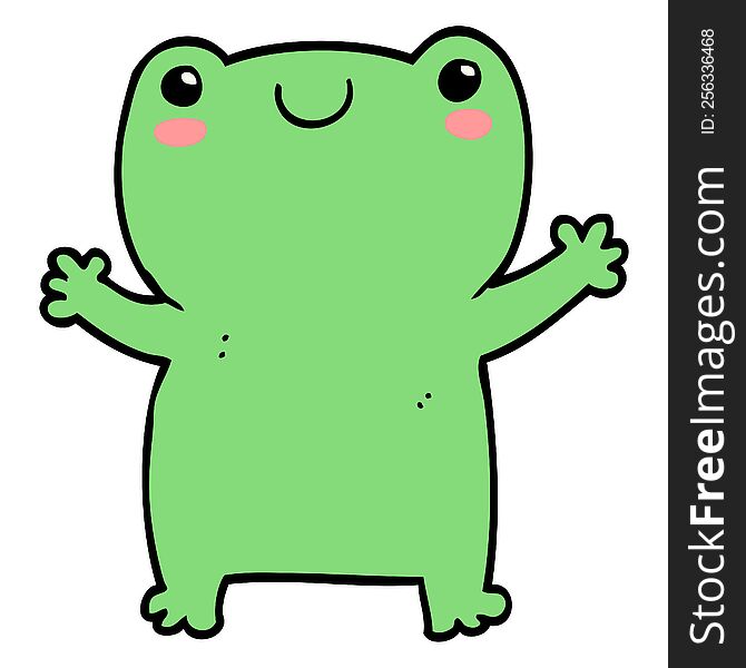 Cute Cartoon Frog