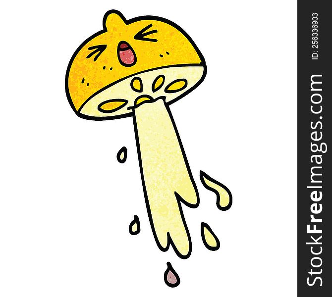 Cartoon Doodle Squirting Lemon