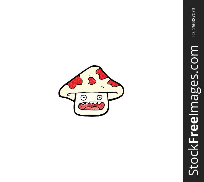 Mushroom Cartoon Character