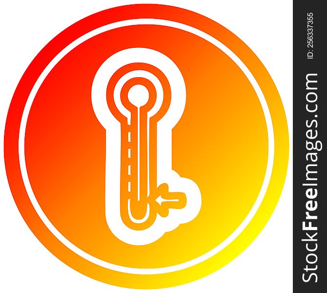 Low Temperature Circular In Hot Gradient Spectrum