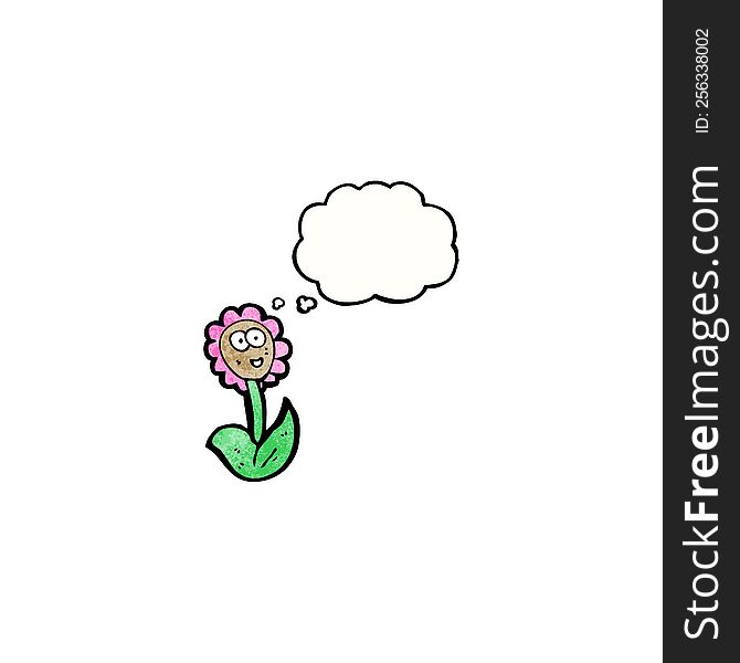 Little Flower Cartoon Character