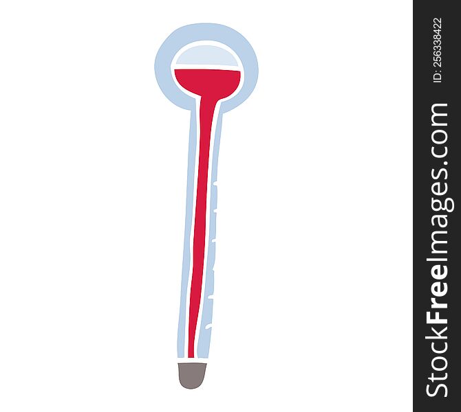 Cartoon Doodle Thermometer