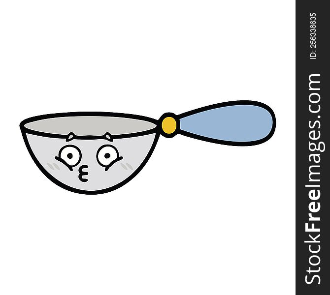 cute cartoon measuring spoon