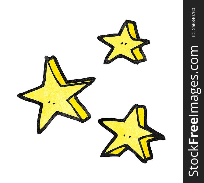 Textured Cartoon Decorative Doodle Stars