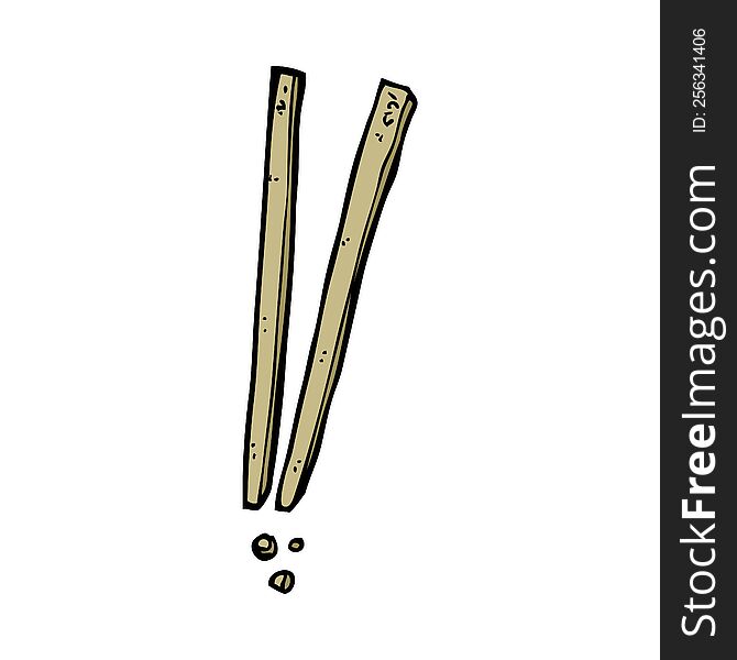 cartoon chopsticks