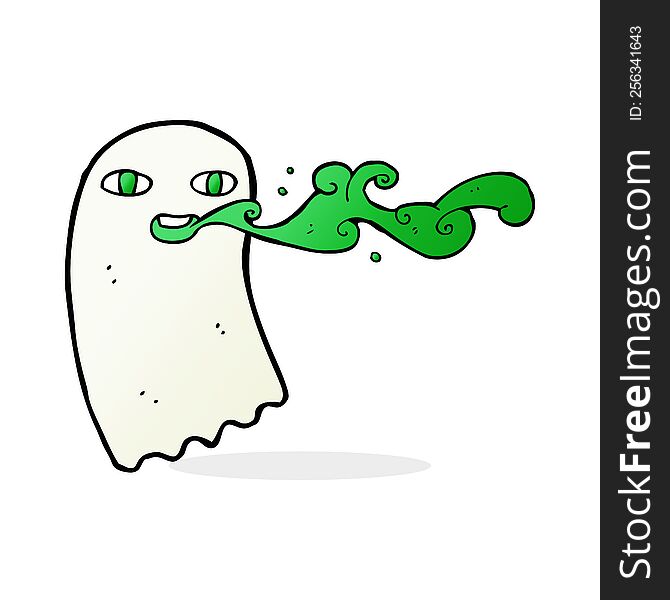 cartoon gross ghost