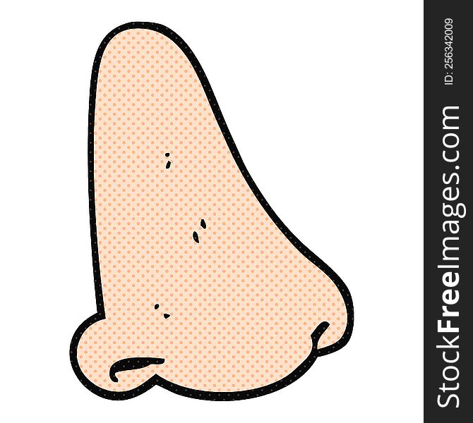 cartoon human nose