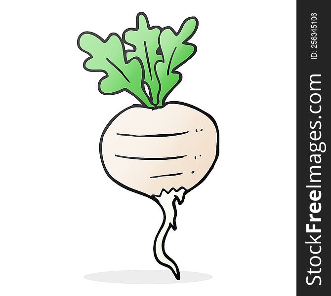 cartoon turnip