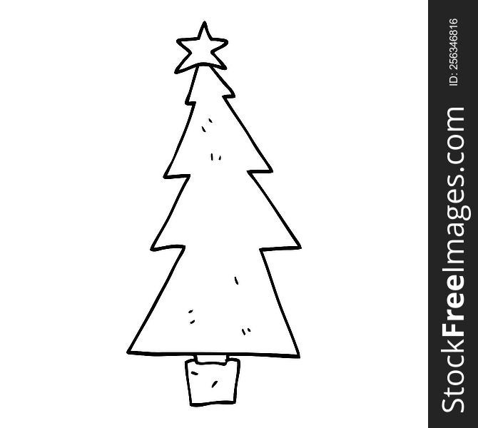 Cartoon Christmas Tree