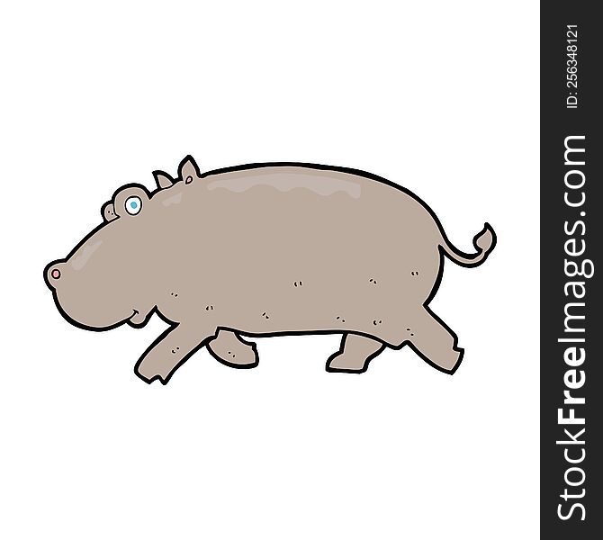 Cartoon Hippopotamus