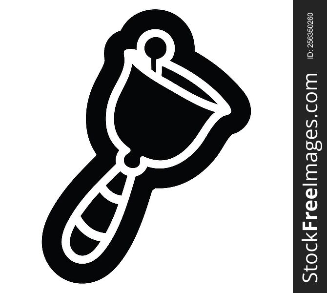 hand bell icon symbol
