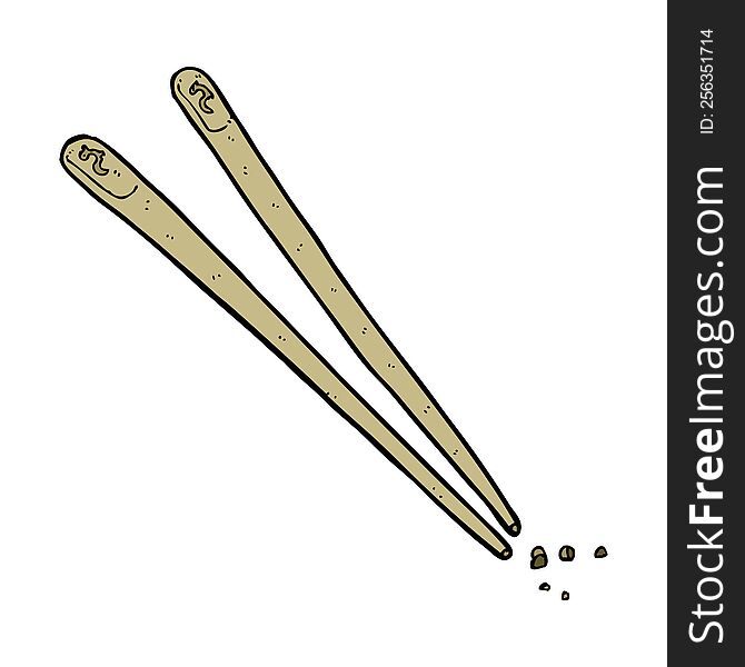 Cartoon Chopsticks