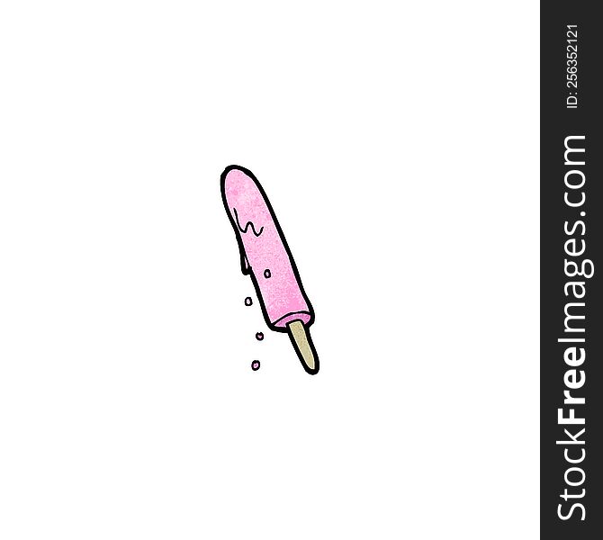 melting ice lolly cartoon