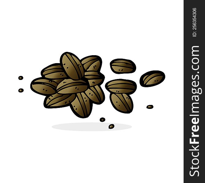 cartoon coffee beans