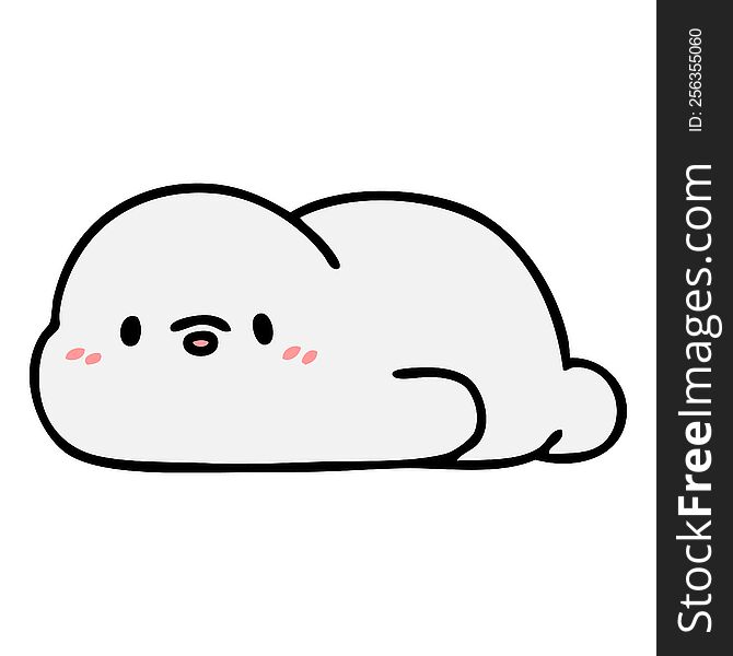 Cute Cartoon Seal