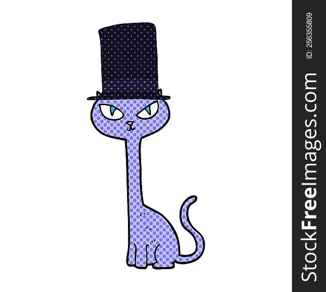 Cartoon Posh Cat