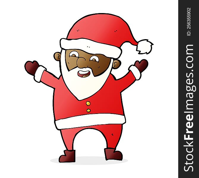 Cartoon Santa Claus