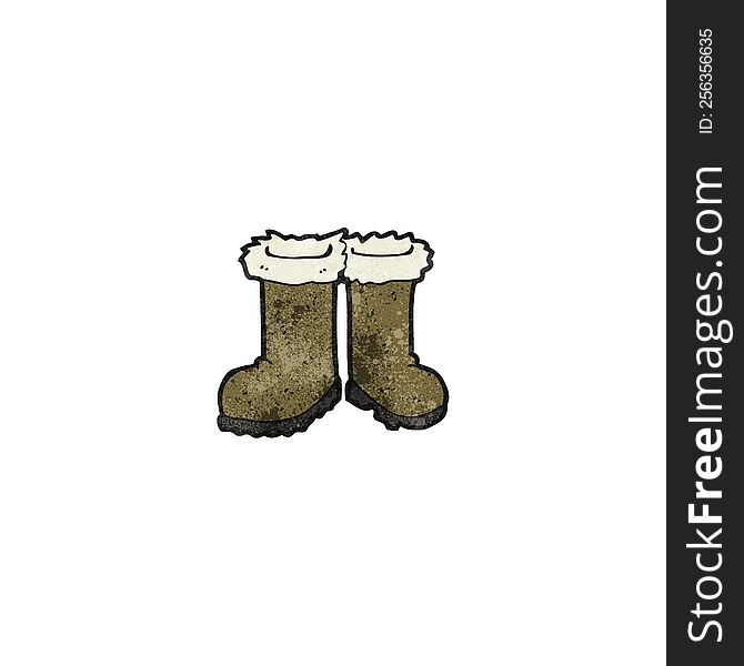 cartoon winter boots
