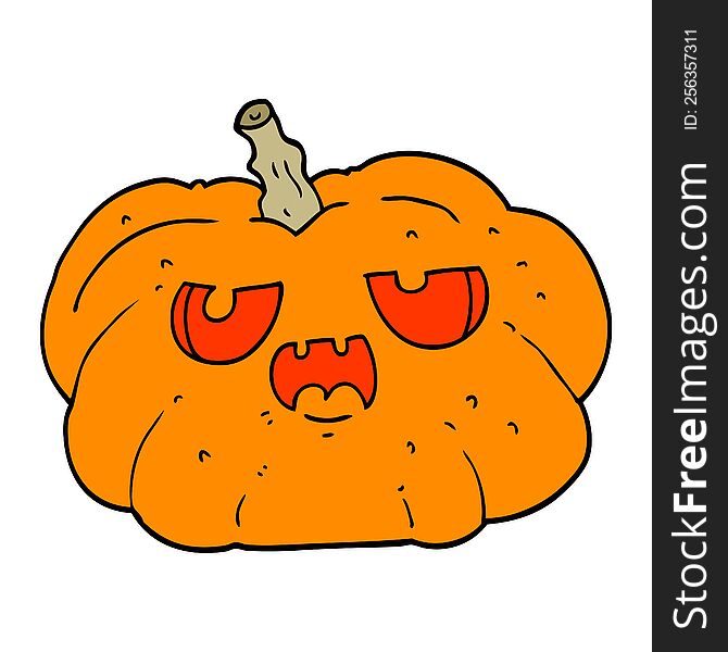 cartoon pumpkin
