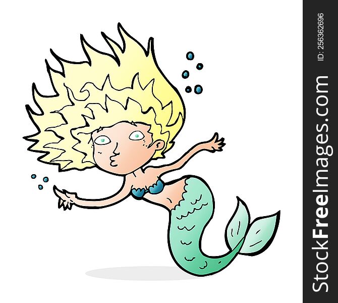 Cartoon Mermaid