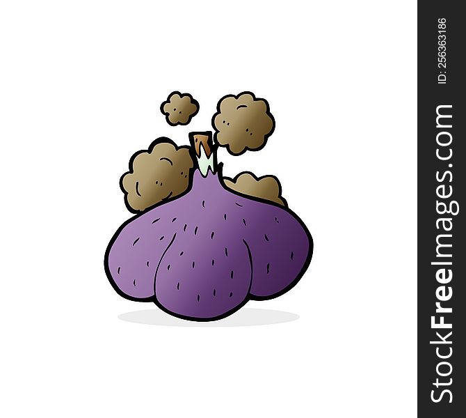 cartoon red onion