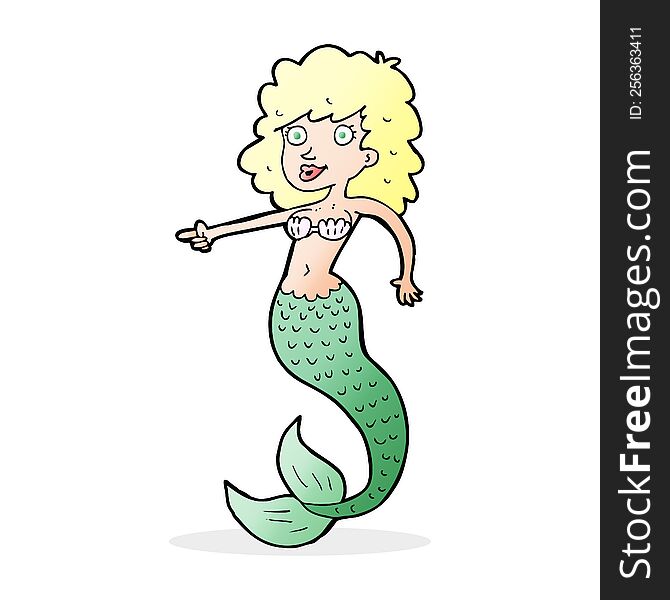 Cartoon Mermaid