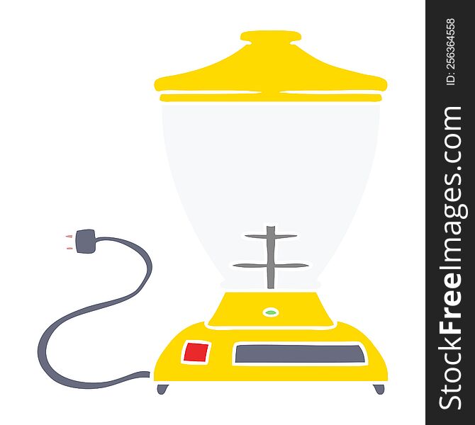 Cartoon Doodle Of A Food Blender