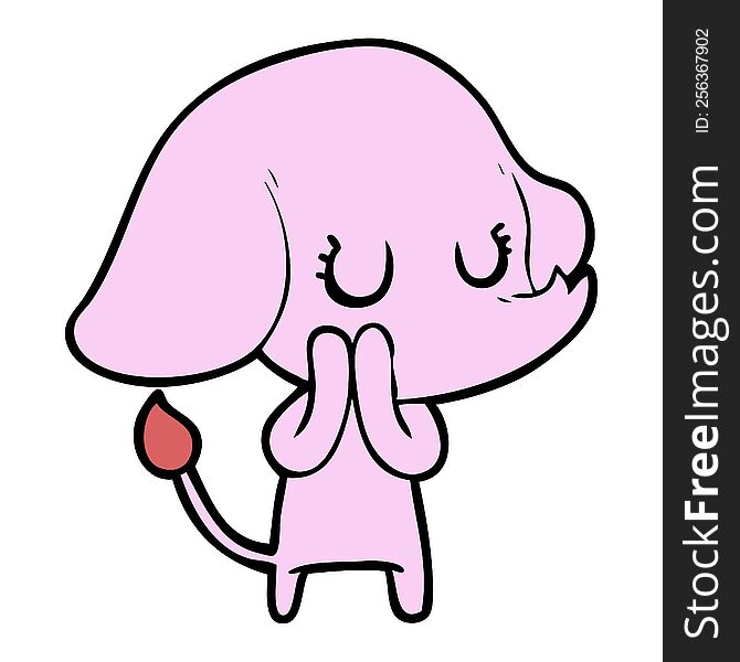 cute cartoon elephant. cute cartoon elephant