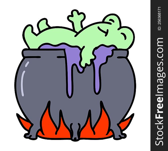 Frog In A Cauldron