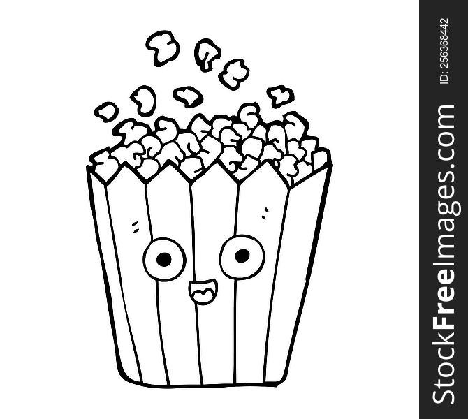 Cartoon Popcorn