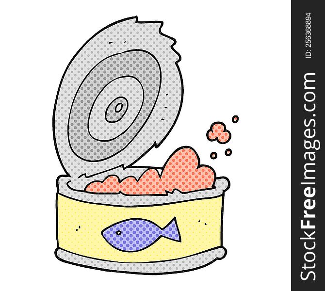 Cartoon Can Of Tuna
