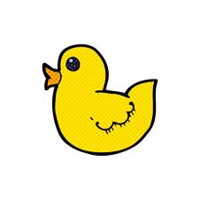 Cartoon Rubber Duck Royalty Free Stock Image